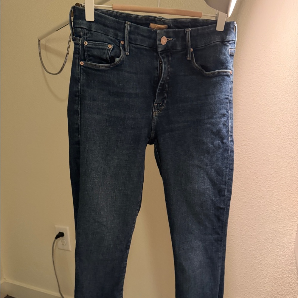 Mother The Looker Ankle Fray Jeans